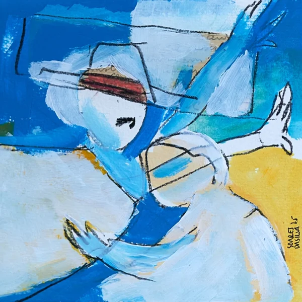 Ele e ela abstrato