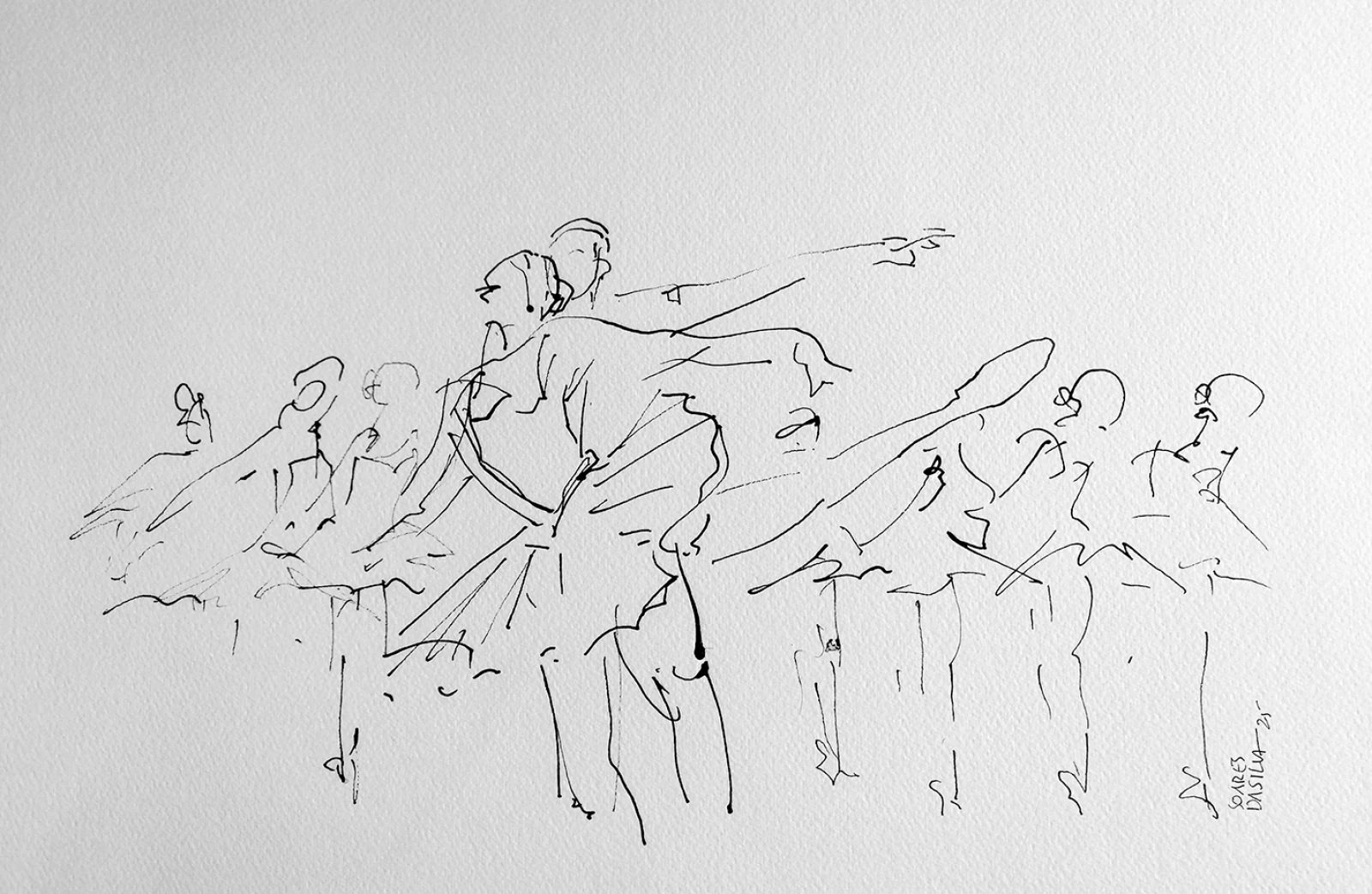 Estudo cena ballet III