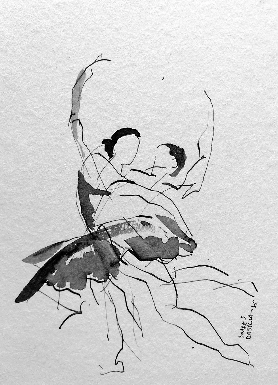 Estudo cena Ballet IV