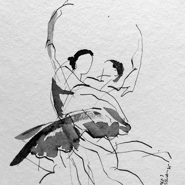 Estudo cena Ballet IV